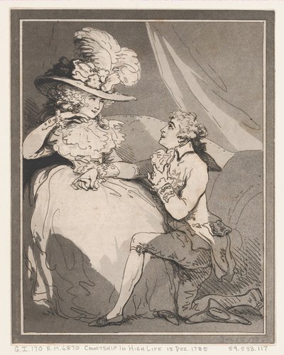 Namoro na High Life, 15 de dezembro de 1785., 15 de dezembro de 1785. de Thomas Rowlandson