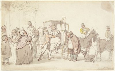 Cena de partida de Thomas Rowlandson