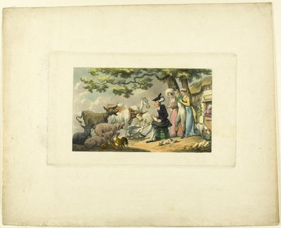 Doctor Syntax Drawing After Nature, de The Tour of Doctor Syntax de Thomas Rowlandson