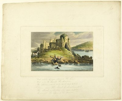 Doctor Syntax Tumbling in the Water, de The Tour of Doctor Syntax de Thomas Rowlandson