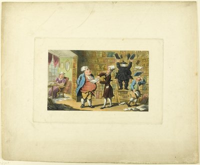 Doctor Syntax and the Book Seller, de The Tour of Doctor Syntax de Thomas Rowlandson
