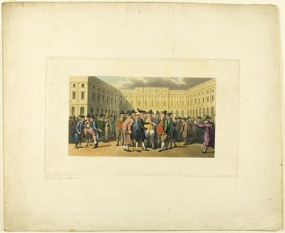 Sintaxe do Doutor em Liverpool, de The Tour of Doctor Syntax de Thomas Rowlandson
