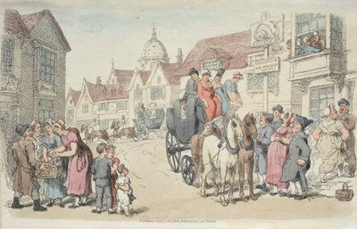Dolphins Inn: Treinadores de Greenwich e Woolwich de Thomas Rowlandson