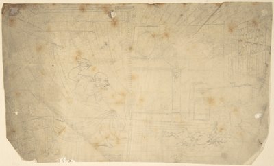 O Dr. Syntax perde a peruca de Thomas Rowlandson