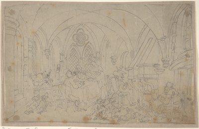 O Dr. Syntax e os Caçadores de Raposas aposentados de Thomas Rowlandson