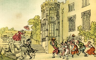 "Dr. Sintaxe e as abelhas de Thomas Rowlandson