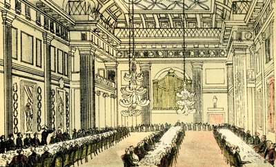 &39;Dr. Sintaxe no Freemason&39;s Hall&39; de Thomas Rowlandson