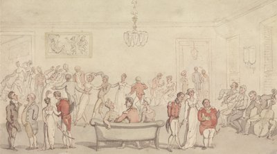Dança de Salão Elegante de Thomas Rowlandson