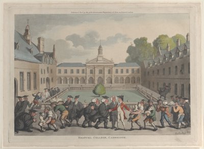 Emmanuel College, Cambridge, 31 de outubro de 1811., 31 de outubro de 1811. de Thomas Rowlandson