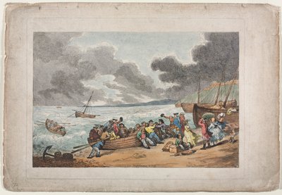 Embarcando de Brighthelmstone para Dieppe de Thomas Rowlandson