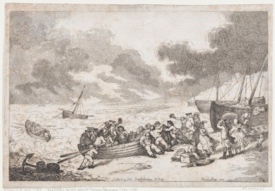 Partida de Brighthelmstone para Diepp[e] de Thomas Rowlandson