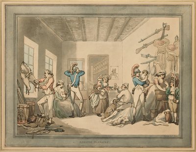 Quartel Inglês, 1788 de Thomas Rowlandson