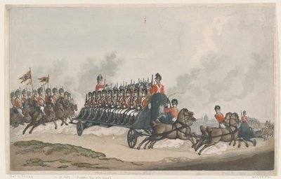Expedição ou Voo Militar de Thomas Rowlandson