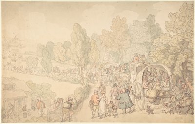 Feira de Fairlop, Essex de Thomas Rowlandson