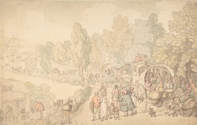 Fairlop Fair, Essex, ca. 1816. de Thomas Rowlandson