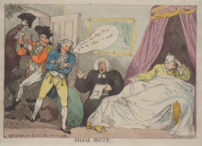 Piedade filial de Thomas Rowlandson