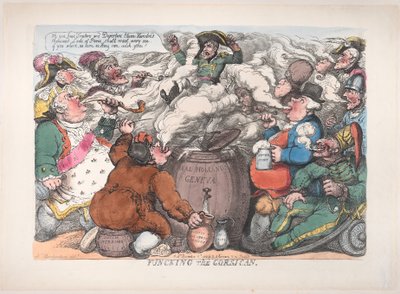 Funking o corso, 6 de dezembro de 1813., 6 de dezembro de 1813. de Thomas Rowlandson