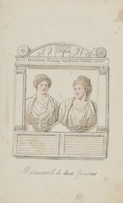 Altar fúnebre de Júlia Secunda e Cornélia Tyché de Thomas Rowlandson