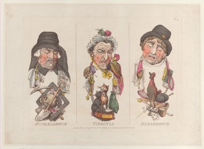 Funeralorum, Virginia, Hazardorum, 15 de Agosto de 1800, 15 de Agosto de 1800. de Thomas Rowlandson