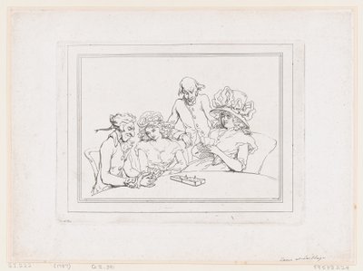 Jogo de Cribbage de Thomas Rowlandson