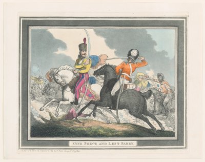 Give Points and Left Parry, 1º de setembro de 1798., 1º de setembro de 1798. de Thomas Rowlandson