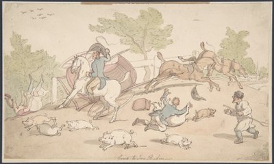 A caminho de Ivy Bridge de Thomas Rowlandson