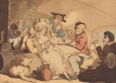Grogue a bordo, 1789. de Thomas Rowlandson