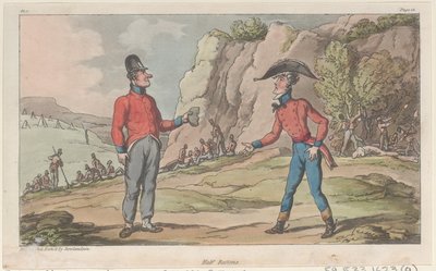 Half Rations, de The Military Adventures of Johnny Newcome, 1815., 1815. de Thomas Rowlandson