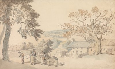 Os ceifeiros partem de Thomas Rowlandson