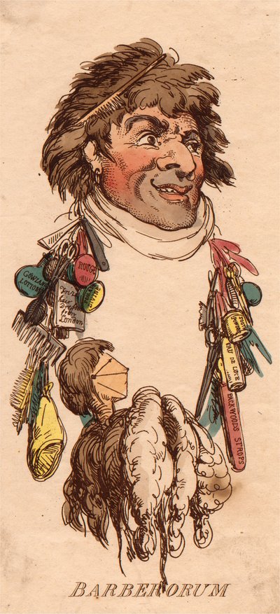 Títulos: Barberorum de Thomas Rowlandson