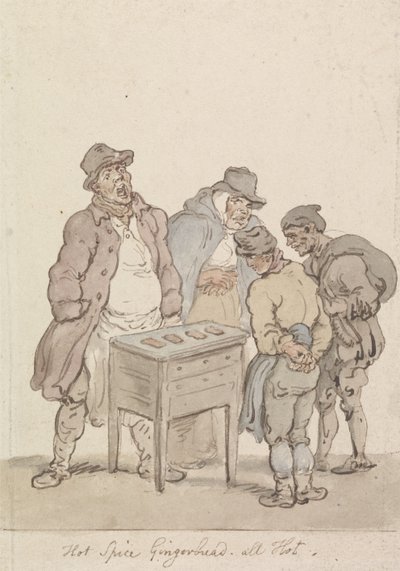 Pão de gengibre picante, totalmente picante de Thomas Rowlandson