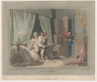 House Breakers, 1º de agosto de 1791., 1º de agosto de 1791 de Thomas Rowlandson