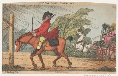 Como perder o seu caminho, 11 de junho de 1808., 11 de junho de 1808. de Thomas Rowlandson