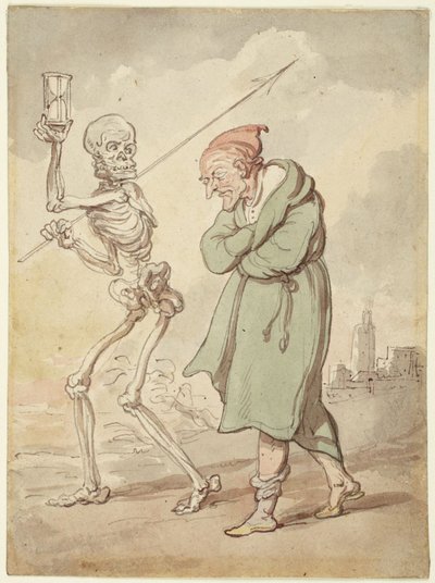 Ilustração para «A Dança da Morte» de Thomas Rowlandson