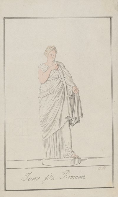 Jovem Romana de Thomas Rowlandson