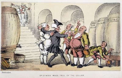 Le docteur dans un cellar ou un cave - em "Doctor Syntax