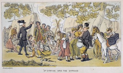 Le docteur et les Gypsies (ou Romanichels) - em "Doctor Syntax