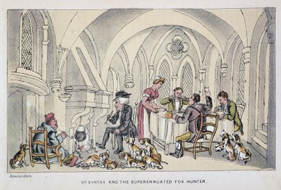 Le docteur à un repas des chasseurs - em "Doctor Syntax