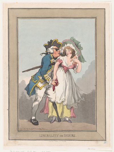 Liberalidade e Desejo, 29 de novembro de 1788., 29 de novembro de 1788. de Thomas Rowlandson