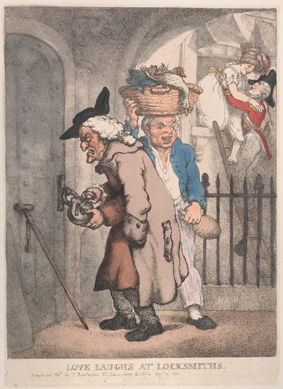 Love Ris at Locksmiths, 20 de agosto de 1811., 20 de agosto de 1811. de Thomas Rowlandson
