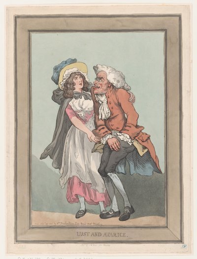 Luxúria e Avareza, 29 de novembro de 1788., 29 de novembro de 1788. de Thomas Rowlandson