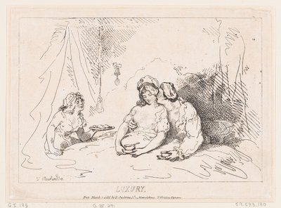 Luxo, 7 de Março de 1786., 7 de Março de 1786. de Thomas Rowlandson
