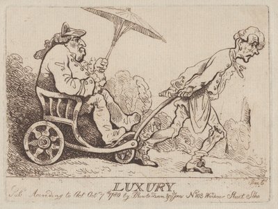Luxo, 7 de Outubro de 1780., 7 de Outubro de 1780. de Thomas Rowlandson