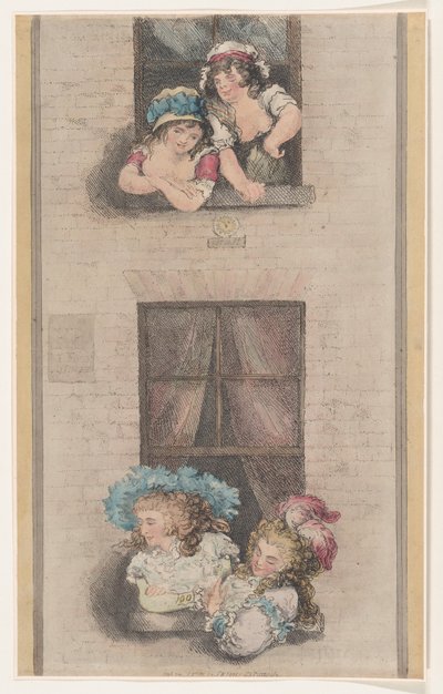 Maids and Mistresses, 1 de dezembro de 1791., 1 de dezembro de 1791. de Thomas Rowlandson