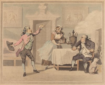 Gerente e Despejador de Thomas Rowlandson