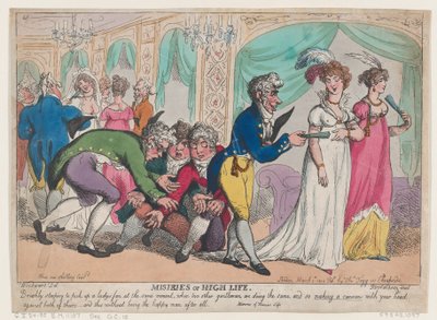 Misérias da Vida Alta, 1 de Março de 1808., 1 de Março de 1808. de Thomas Rowlandson