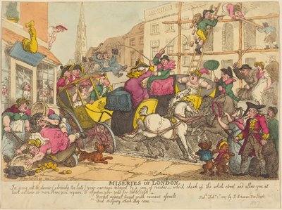 As misérias de Londres de Thomas Rowlandson