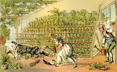 "A desgraça no Tulip Hall de Thomas Rowlandson