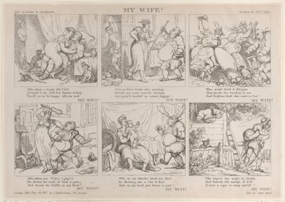Minha Esposa!, 16 de novembro de 1815., 16 de novembro de 1815. de Thomas Rowlandson
