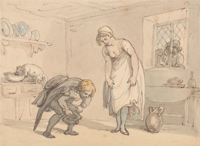 Sapatos novos de Thomas Rowlandson